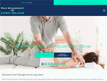 Tablet Screenshot of painmanagementmd.com